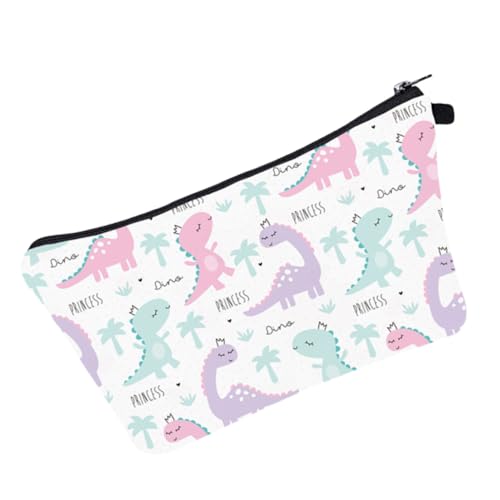 VICASKY Kosmetiktasche Reise-kulturtasche Make-up-Tasche Aus Strapazierfähigem Polyestermaterial Für Reisen Und Heimgebrauch Mit Dinosaurier Muster Als Aufbewahrungstasche Für Damen Toilet von VICASKY