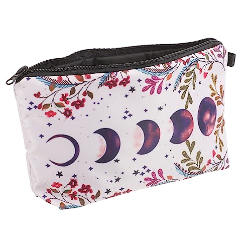 VICASKY Kosmetiktasche für Damen Blumen Make Up Tasche mit Reißverschluss Praktischer Reise Organizer für Kosmetik und Toilettenartikel Leicht und Tragbar für Reisen und Alltag von VICASKY