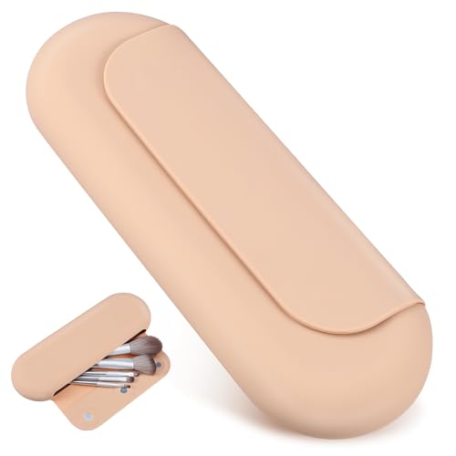 VICASKY Kosmetiktasche für Make Up Pinsel Stylischer Organizer mit Großer Kapazität Tragbarer Pinselhalter für Eyeliner und Augenbrauenstift Magnetverschluss für Einfache Handhabung VICASKY Kosmetiktasche für Make Up Pinsel Stylischer Organizer mit Großer Kapazität Tragbarer Pinselhalter für Eyeliner und Augenbrauenstift Magnetverschluss für Einfache Handhabung von VICASKY