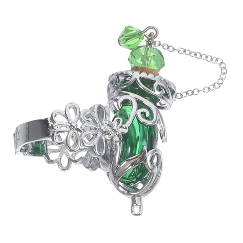 VICASKY Kreativer Aromaring für Ätherische Öle Modischer Diffusor Ring Langlebiger Fingerring Eleganter Ringschmuck für Frauen Vielseitig für Partys und Alltagsgebrauch von VICASKY