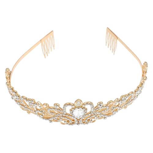 VICASKY Braut Stirnband Hochzeit Kopfbedeckung Kristall Haarband Schmuck Elegante Tiara Zubehör Für Hochzeit Geburtstag Party Requisit von VICASKY