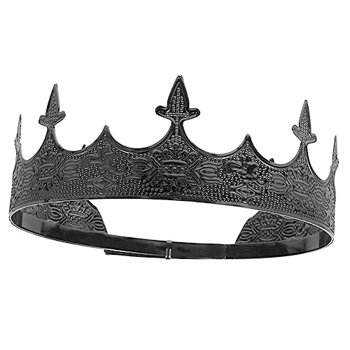 VICASKY Krone Für Männer Metall Stirnband Herrenkopfschmuck Party Cosplay Bühnenaccessoires Abschlussball Kopfdekor Retro Design von VICASKY