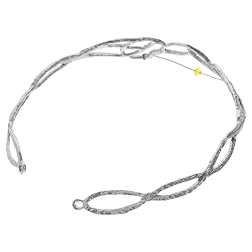 VICASKY Braut Stirnband Mit Tiara Für Hochzeit Damen Haarband Feenkrone Für Braut Kopfschmuck Zur Hochzeit Haarschmuck Für Frauen von VICASKY