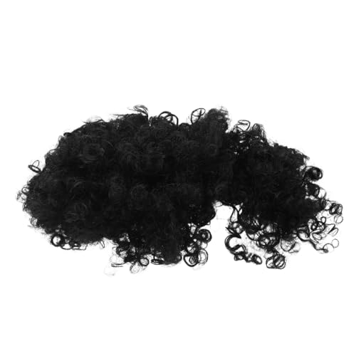 VICASKY Kurze Afro-wig mit Natürlichen Locken Chemische Faser Verstellbar und Sicherer Sitz Vielseitig für Cosplay Party und Alltag Schwarze Frauen Synthetische Perücke mit Fransen von VICASKY