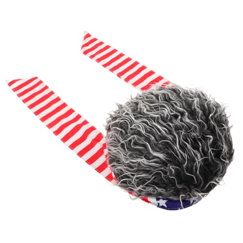 VICASKY Kurze Haare Perückenhut Für Männer Lustige Party Kopfbedeckung Atmungsaktiver Perückenhut Modischer Hut Für Herren Für Reisen Urlaub Und Angeltouren von VICASKY