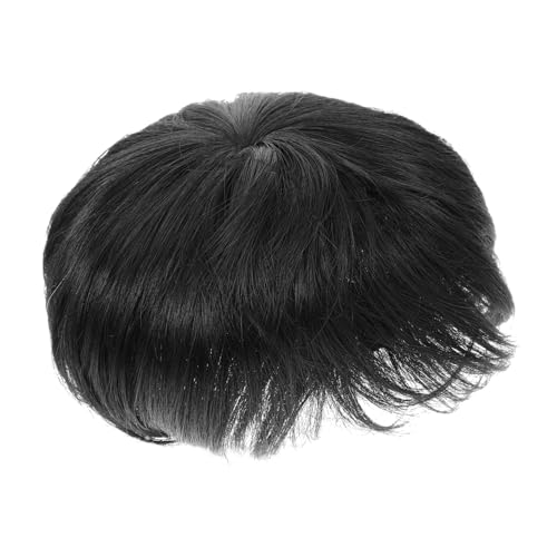 VICASKY Männer Toupee Kurzhaar Perücke Realistisches Leichtes Haarteil Für Männer Bequemes Haarpatch Für Kahlen Kopf Für Partys Und Alltag von VICASKY