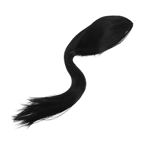 VICASKY Perücke Für Damen Schwarz Lang Glatt Mittelscheitel Cosplay-kostüm Haarbündel Aus Kunsthaar Hitzebeständig Für Verschiedene Anlässe von VICASKY