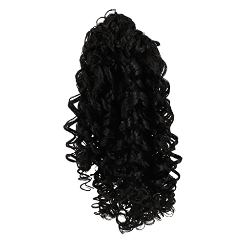 VICASKY Langes Lockiges Pferdeschwanz Haarteil für Damen Curly Drawstring Ponytail Erweiterung mit Clips Atmungsaktivem Netz und Volumen für und Stil von VICASKY