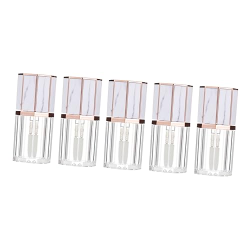 VICASKY Leere Lipgloss Flaschen Kleine Make Up Behälter Im Marmor Design Perfekte Röhre Für DIY Lipgloss Und Tägliches Make Up Für Frauen von VICASKY