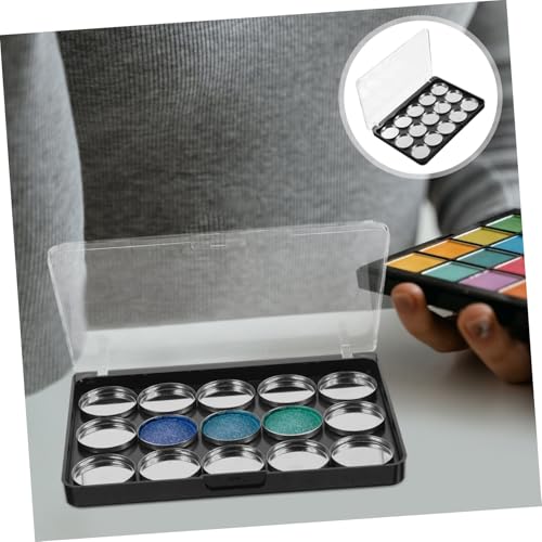 VICASKY Leere Magnetische Lidschattenpalette Klein Langlebiges Material Multifunktional für Lidschatten Lippenstift Wiederverwendbar DIY Kosmetikpalette für Frauen Praktische Aufbewahrung von VICASKY