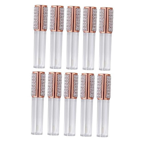 VICASKY Lipgloss Tuben Mit Perl Design Leere Nachfüllbare Lipgloss Behälter Für DIY Lippenpflege Und Kosmetik Für Lip Balm Und Lippenstift von VICASKY