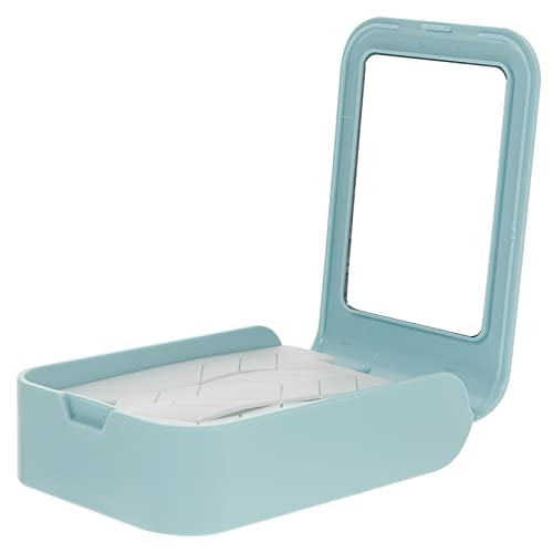 VICASKY Lippenstifthalterbox Mit Integriertem Spiegel Tragbare Aufbewahrungsbox Für Lipgloss Und Lippenstift Für Damen Und Reisegebrauch Mit Silikontrennpad Für Schutz Und Organisation von VICASKY