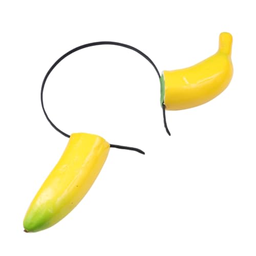 VICASKY Lustiges Banane Haarband für Damen Leichtes Rutschfestes Haarreif mit Bananen Design für Party Cosplay Performance und Fotorequisiten von VICASKY