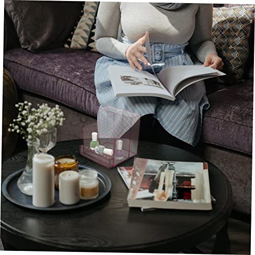 VICASKY Maniküre Poliergerät Aufbewahrungsbox Transparent mit Halterung Organizer für Schleifmaschine und Fräsköpfe Langlebig und Übersichtlich Geeignet für Profi und Heimgebrauch von VICASKY