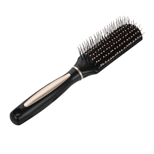 VICASKY Massagekamm gewellte Haarbürste Stylingkamm für Herren Haartrockenbürste Haarkämme zum Stylen Haarbürste zum Föhnen Entlüftungshaarkamm Lockenkamm Plastik Black von VICASKY