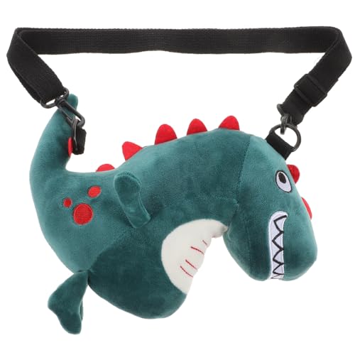 VICASKY Dinosaurier Geldbörse Kleiner Plüsch Geldbörse Für Kinder Kreative Dinosaurier Münztasche Mit Reißverschluss Süße Schlüssel Und Münztasche Für Mädchen Und Jungen von VICASKY