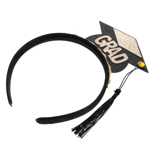 VICASKY Mini-abschlusskappen-stirnband Mit Fransen Modisches Accessoire Für Abschlussfeiern Cosplay Und Tägliches Tragen Leicht Und Komfortabel Für Abschlussklasse von VICASKY