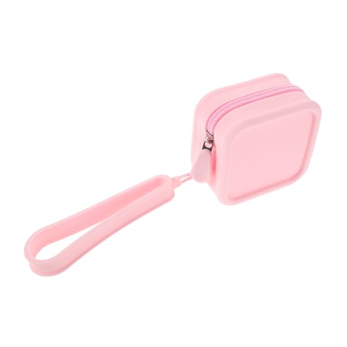 VICASKY Mini-silikon-Beutel Für Reisen Kleine Make-up-Aufbewahrungstasche Mit Reißverschluss Transparenter Kosmetikbeutel Aus Silikon Wiederverwendbare Kulturbeutel Für Damen Und von VICASKY