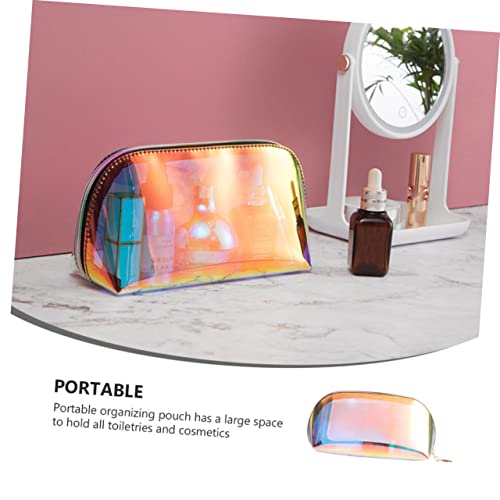 VICASKY Multifunktionale wasserdichte TPU Kosmetiktasche Groß mit Transparentem Design Make Up Aufbewahrungstasche für Damen Praktischer Reise Organizer mit Robustem Reißverschluss von VICASKY