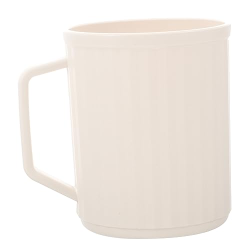 VICASKY Mundspülbecher Wiederverwendbar Für Badezimmer Zahnputzbecher Aus Plastik Organizer Für Zahnbürsten Und Utensilien Reise-mundwasserbecher Mit Glatter Oberfläche Sturzsicher von VICASKY