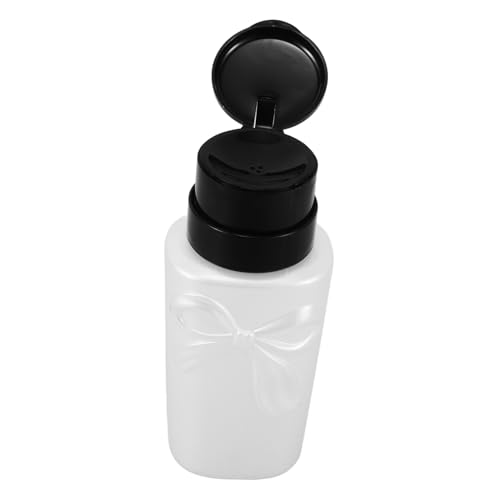 VICASKY Nachfüllbare Nagellackentferner Pumpe Flasche aus Langlebiger Auslaufsicherer Pumpspender für Nagellack und Make Up Entferner Tragbarer Kompakter Flüssigkeitsbehälter für Maniküre von VICASKY