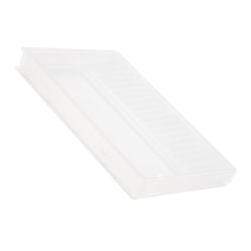 VICASKY Nagelfräser Bit Aufbewahrungsbox mit Deckel Tragbarer Nagelbohrer Halter Kompakte Nagel Bits Organizer für Gel und Acrylnägel Praktische Staubschutz Box für Nagelpflege von VICASKY