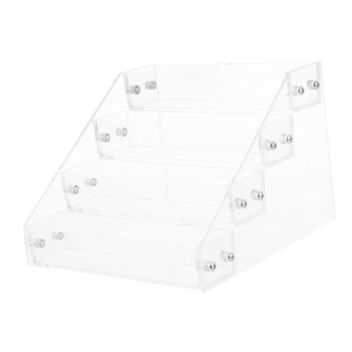 VICASKY Nagellack Aufbewahrungsregal aus Klarem Acryl Lagiges Manicure Storage Rack Langlebiger Lip Gloss Organizer Transparenter Kosmetikständer für Make Up und Nagellack Platzsparend VICASKY Nagellack Aufbewahrungsregal aus Klarem Acryl Lagiges Manicure Storage Rack Langlebiger Lip Gloss Organizer Transparenter Kosmetikständer für Make Up und Nagellack Platzsparend von VICASKY