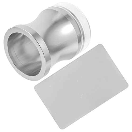 VICASKY Nagelstempel Silikon Stempel Für Nailart Nagelschablone French Tip Nagelstempelplatte Maniküre Werkzeug Stamping Nail Art Schablonen Für Heimgebrauch von VICASKY