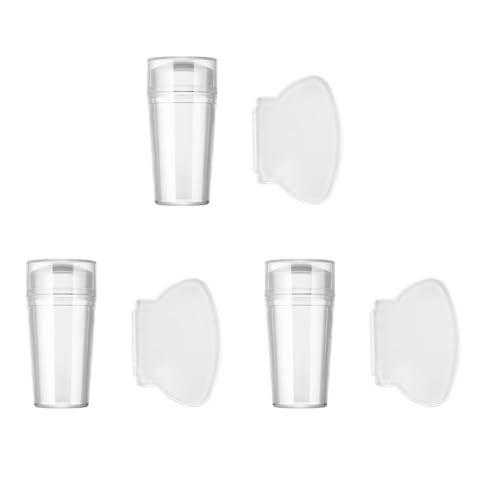 VICASKY Nagelstempelset Mit Schaber Und Stempel Einseitiger Nagelstempel Für Nailart Silikonkopf Für Einfaches Musterentfernen Für Professionelle Und Private Maniküre von VICASKY