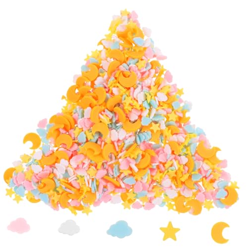 VICASKY Nail Art Polymer Clay Slices Bunte DIY Nagelkunst Zubehör für Natürliche und Künstliche Nägel Vielseitig für Handyhüllen Schmuck und Bastelprojekte Glitzernde Craft Patch von VICASKY