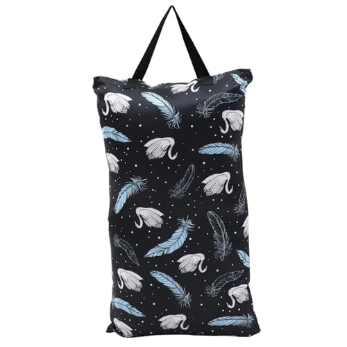 VICASKY wasserdichte Wickeltasche Aufbewahrungstasche Für Babywindeln Nassbeutel Mit Reißverschluss Hängende Wickeltasche Für Und Outdoor Wiederverwendbar Für Spielzeug Und Kleidung von VICASKY