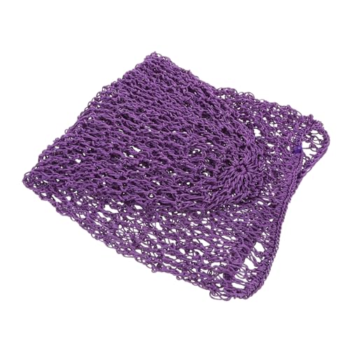 VICASKY Netzwerk Für Haarpflege Für Langes Haar Netz-schlafhaube Haarnetz Wiederverwendbar Schlafen Lockig Strickschal Snood Abdeckung Haargummis Für Frauen Haaröcke Polyester Violet von VICASKY