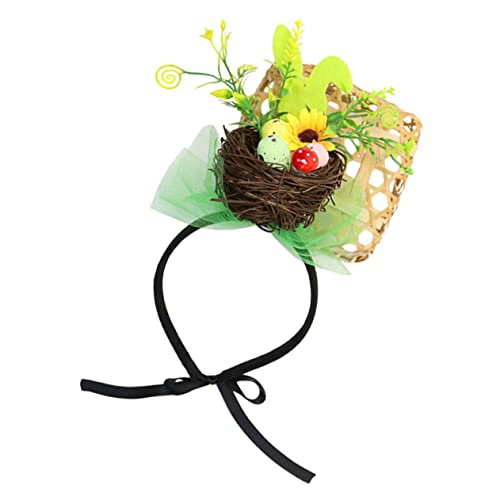 VICASKY Ostern Stirnband Mit Vogelnest Motiven Haarband Für Ostern Dekoration Osterkopfschmuck Aus Hochwertigem Material von VICASKY