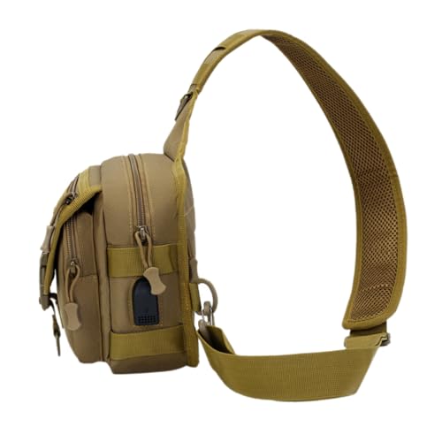 VICASKY Outdoor Umhängetasche Für Herren Verstellbare Schlauchtasche Langlebig Leicht Camping-zubehör Mit Separaten Taschen Multiszenario-tauglich von VICASKY