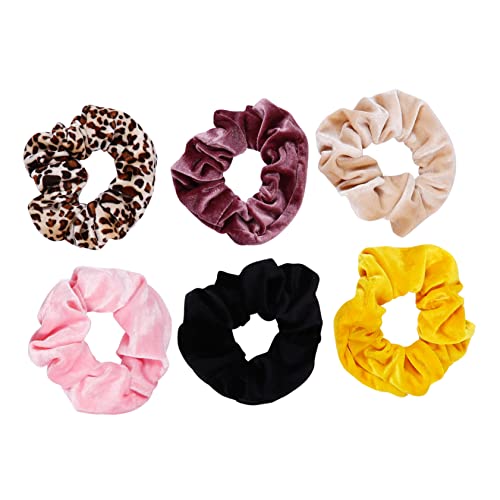 VICASKY Oversized Haargummis Aus Elastische Haargummis Für Frauen Mixfarben Weiche Haarbänder Für Pferdeschwanz Und Hochsteckfrisuren Rutschfeste Haargummis von VICASKY