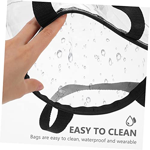 VICASKY PVC Transparenter Kulturbeutel mit Reißverschluss Große Kapazität Kosmetiktasche für Damen Praktische Aufbewahrungstasche für Reisen und Waschsachen Wasserdichtes PVC Waschbeutel VICASKY PVC Transparenter Kulturbeutel mit Reißverschluss Große Kapazität Kosmetiktasche für Damen Praktische Aufbewahrungstasche für Reisen und Waschsachen Wasserdichtes PVC Waschbeutel von VICASKY
