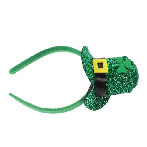 VICASKY Patricks Day Haarreif mit Dreidimensionalem Kleeblatt Vielseitiges Accessoire für Erwachsene Kostümzubehör für Festivals und Feiern von VICASKY