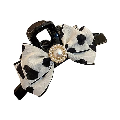 VICASKY Perle Haar Schleife Klaue Clip Zurück Haar Klemme Pferdeschwanz Halter Für Frauen Für Verschiedene Anlässe Und Frisuren von VICASKY