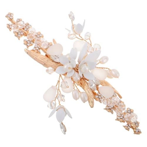 VICASKY Perlen Haarschmuck Für Braut Hochzeit Kristallperlen Haarnadeln Vintage Haarteile Für Frauen Strass-haarschmuck Dekorative Haarspangen Für Brautjungfern von VICASKY
