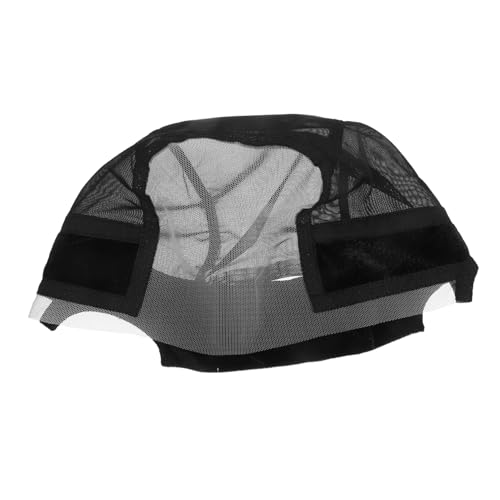 VICASKY Perücke Kopfbedeckung kahle Kappe Haarnetz für Perücken Perücke machen Kappen u Teil Perückenkappe Haarmaschennetz mit geschlossenem Ende Glatze für Männer Häkelwickkap Schwarz von VICASKY