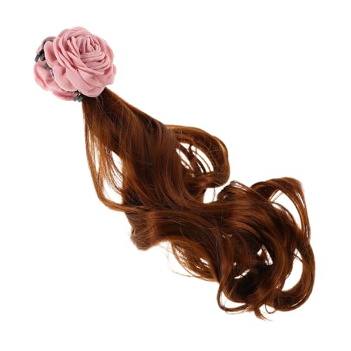 VICASKY Haarverlängerungen Mit Clip Braune Perücke Und Haarspangen-extensions Für Frauen Lustiges Accessoire Für Party Und Kostüm Widerstandsfähig Und Lang von VICASKY