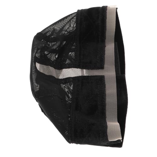 VICASKY Perücke-mesh-kopfbedeckung Haarnetz Für Perücke Für Damen Für Frauen Langes Haar Spitzenperückenkappe Perücke Net Cap Black Polyester von VICASKY