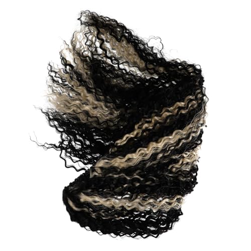 VICASKY Perücken-Pferdeschwanz-Greifer Puppe Styler menschlich Kinderhaarklammern Zöpfe Gel curly wig lockige perücke Pferdeschwanz-Perücke Haarperücke für Frauen Hochtemperaturdraht von VICASKY