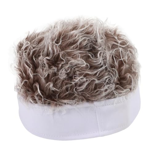 VICASKY Perückenhut Für Männer Kurzer Perückenhut Modischer Hut Für Herren Lässiger Outdoor-mütze Lustiger Hut Für Mottopartys Alltag Und Shopping Weich Und Bequem Als von VICASKY