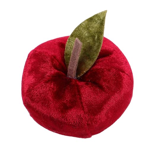 VICASKY Plüsch Apfel Haarspange Kuscheliges Frucht Haarschmuck Accessoire für Mädchen Weicher Apfel Haarclip Bequem und Sicher für Partys Hochwertiges Plüschmaterial von VICASKY