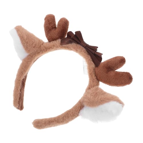 VICASKY Flauschiges Deer Ear Stirnband Lustiges Haarband Für Mädchen Und Damen Dekoratives Accessoire Für Make-up Gesichtsreinigung Und Festliche Anlässe von VICASKY