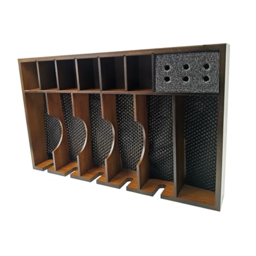 VICASKY Praktischer Elektrischer Haarschneiderhalter aus Massivem Holz Robust und Langlebig für Werkzeugaufbewahrung als Organizer für Scheren Clips und Haarschneidezubehör von VICASKY