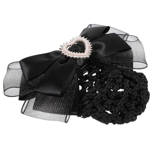 VICASKY Haarnetz Für Damen Mit Schleife Mesh Haarklammer Für Professionelle Frisuren Für Und Tänzer von VICASKY