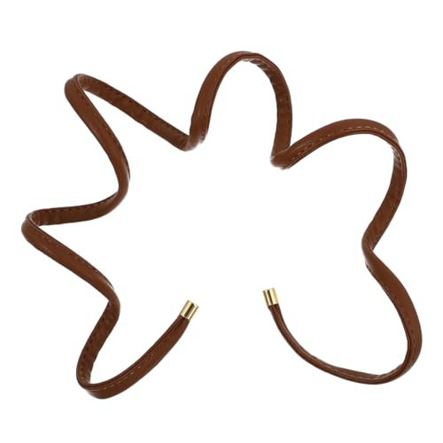 VICASKY Pu-leder Haargummi Mit Aluminiumdraht Haaraccessoire Für Frauen Und Mädchen Verstellbar Und Bequem Für Verschiedene Frisuren Und Anlässe von VICASKY