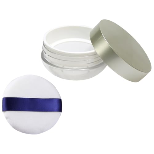 VICASKY Puder Make-up Sub-verpackungsbox Leere Pulverdose Mit Puder Puff Kosmetik Beauty Werkzeug Für Damen Lose von VICASKY